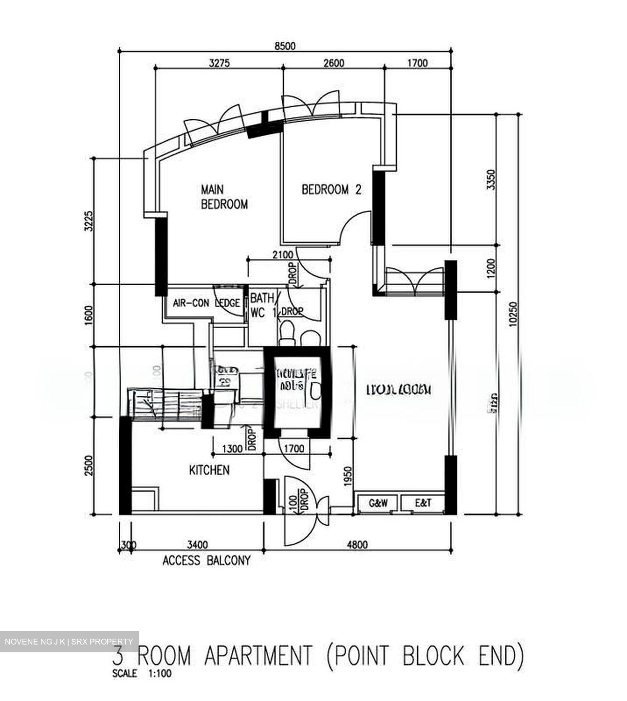 Blk 26C Membina Court (Bukit Merah), HDB 3 Rooms #542676791